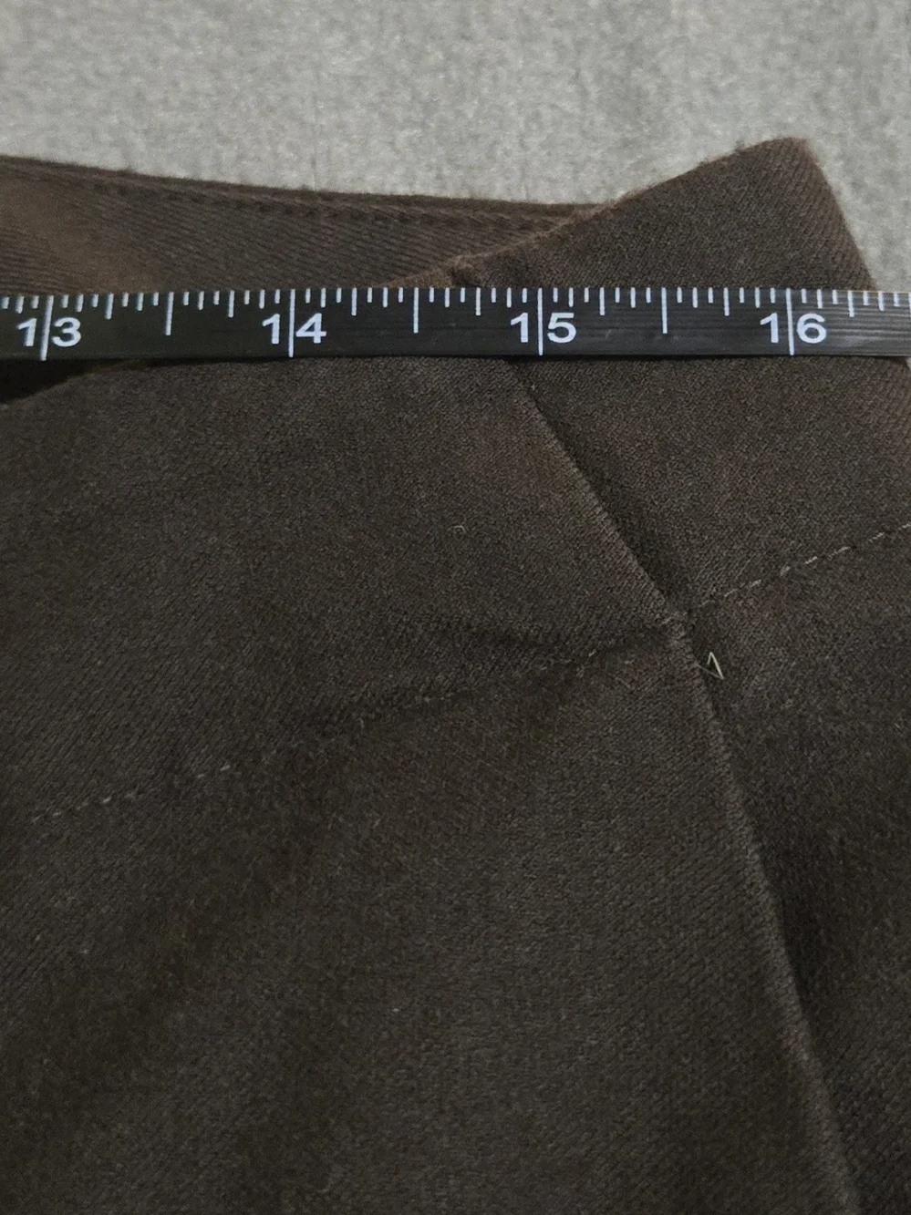 Talbots Petites Brown Career Dress Pants Straight Leg Stretch Trouser Size 10P